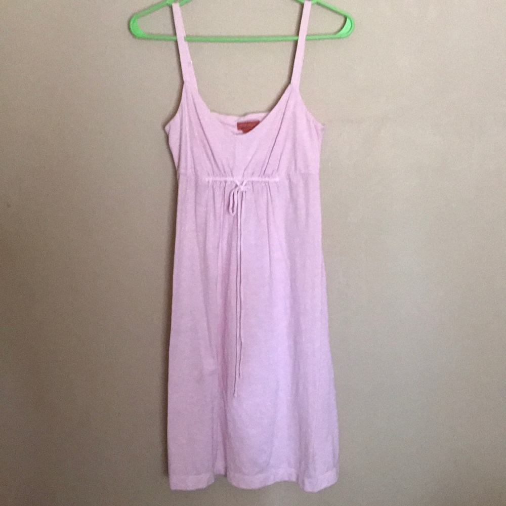 Comfortable pink dress